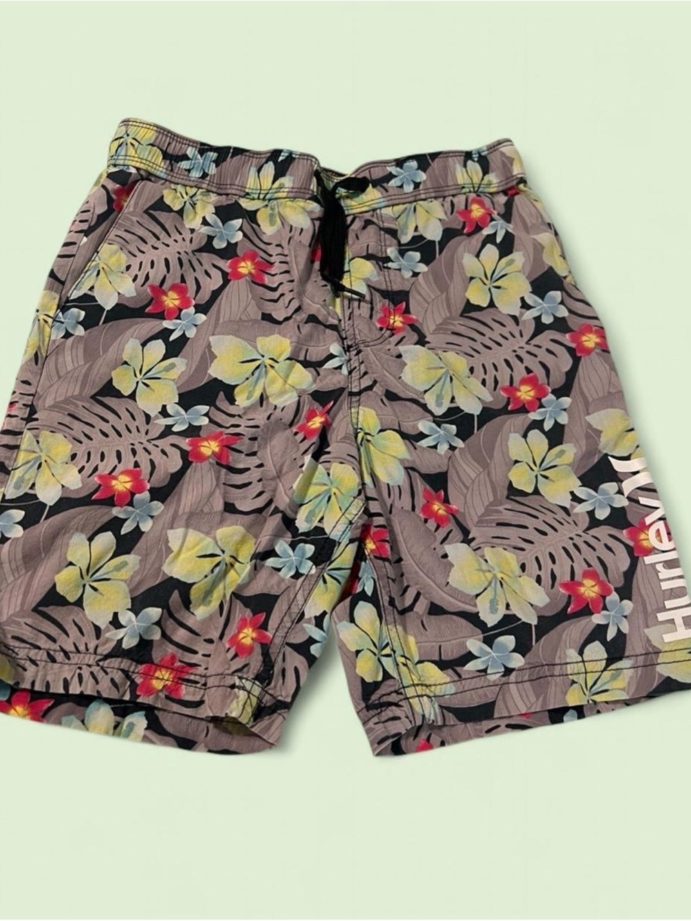Boys Hurley Floral Board Shorts size 8